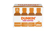 Dunkin Donuts Iced Coffee, Original Caramel, 13.7 Fluid Ounce (Pack of 12)
