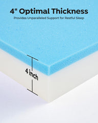 XXL Veehoo Memory Foam Orthopedic Dog Beds Extra Large Sized Dog-4" with Removable Fluffy Dutch Velvet Bolster Cover & Non-Slip Bottom