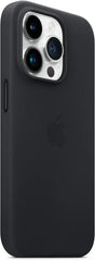Apple - iPhone 14 Pro Max Leather Case with MagSafe - Midnight
