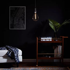 GE Vintage Style Pendant Fixture Soft Gold: Light Socket Adapter, 5.117" Height, 0.65 lbs