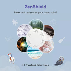 StoryPhones Storytelling Bluetooth Wireless Kids Headphones Intro Bundle with ZenDisk and PlayShield