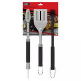 Weber 3pc Precision Grill Tool Set Black