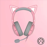 Razer Kraken Kitty V2 USB Headset with RGB Kitty Ears - Quartz Edition