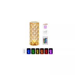 Globe Electric Crystal Lamp: LED Bulb, Multicolored, Battery Powered