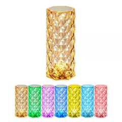 Globe Electric Crystal Lamp: LED Bulb, Multicolored, Battery Powered