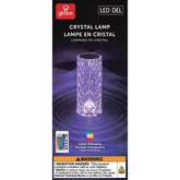Globe Electric Crystal Lamp: LED Bulb, Multicolored, Battery Powered