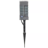 GE Outdoor Digital Stake Timer 6 Grounded Outlet